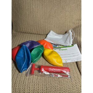 GoSports Dodgeball Set w/ Pump & Mesh Bag  6 Balls Rubber Construction Outdoor